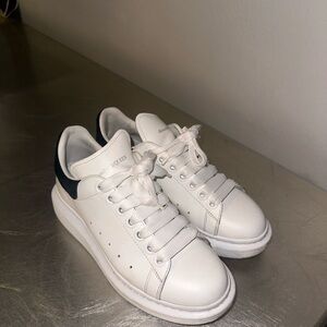 Alexander McQueen White and Black Sneakers